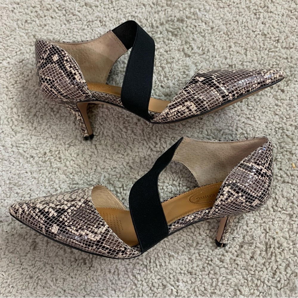 MINT! Women's CORSO COMO Snakeskin Print DENICE Pointy Toe HIGH HEEL Dress SHOES